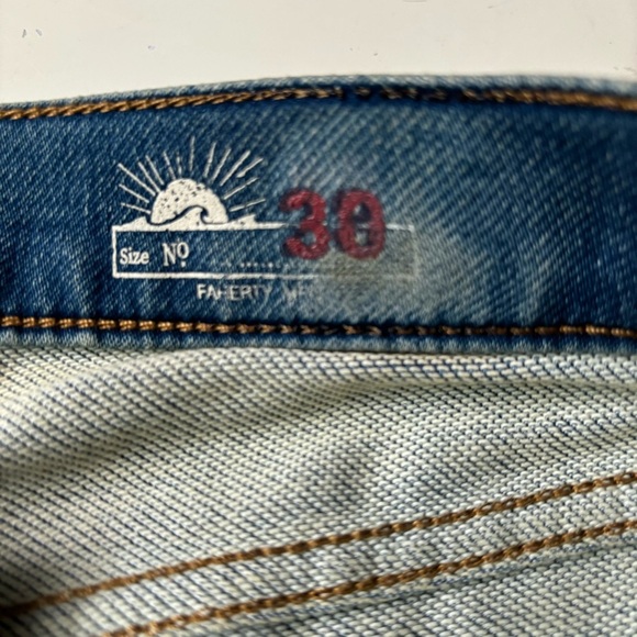 Faherty Stretch Terry 5-Pocket Denim Pant Men’s 30x33 Slim Fit NWOT - Picture 9 of 9